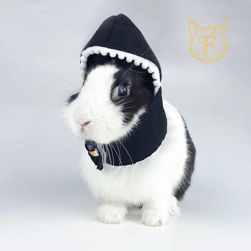 Pet bunny photo prop outfit - rabbit headwear, hat, new year, christmas, halloween costume accessories