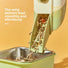 Jessie pet feed dispenser feeder rabbit chinchilla guinea pig supplies food dispenser feeder fixed