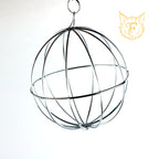 Factory direct 8cm pet grass ball holder - pet supplies wire grass ball stand - suitable for rabbits, chinchillas, and guinea pigs - rabbit cage accessory
