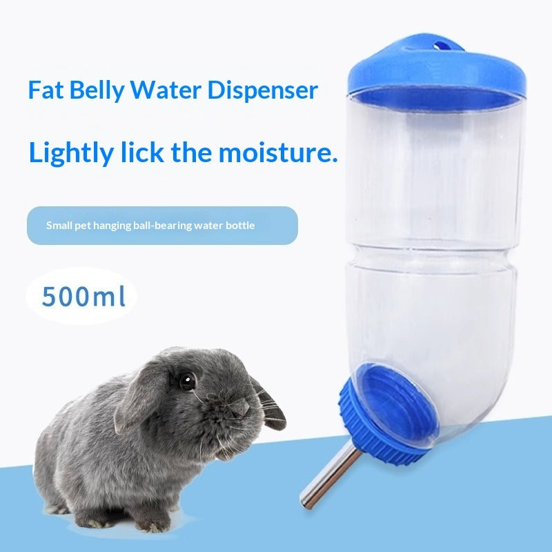 Small pet water fountain pet rabbit chinchilla guinea pig hamster non-leakage silent water kettle large capacity ball water fountain