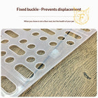 Pet rabbit foot pad anti-bite rabbit cage mat rabbit guinea pig chinchilla mesh leaky feces pad plastic mat