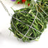 Factory direct 8cm pet grass ball holder - pet supplies wire grass ball stand - suitable for rabbits, chinchillas, and guinea pigs - rabbit cage accessory