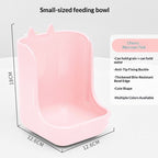 Two-in-one rabbit food bowl and trough, fixed food bowl, rabbit food, feed box, grass rack, hamster, chinchilla, one piece