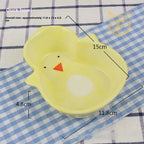 Pet creative carrot food bowl anti-tip rabbit chinchilla neutral ceramic anti-bite cartoon food box