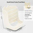 Two-in-one rabbit food bowl and trough, fixed food bowl, rabbit food, feed box, grass rack, hamster, chinchilla, one piece