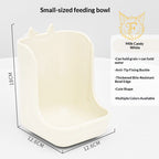 Two-in-one rabbit food bowl and trough, fixed food bowl, rabbit food, feed box, grass rack, hamster, chinchilla, one piece