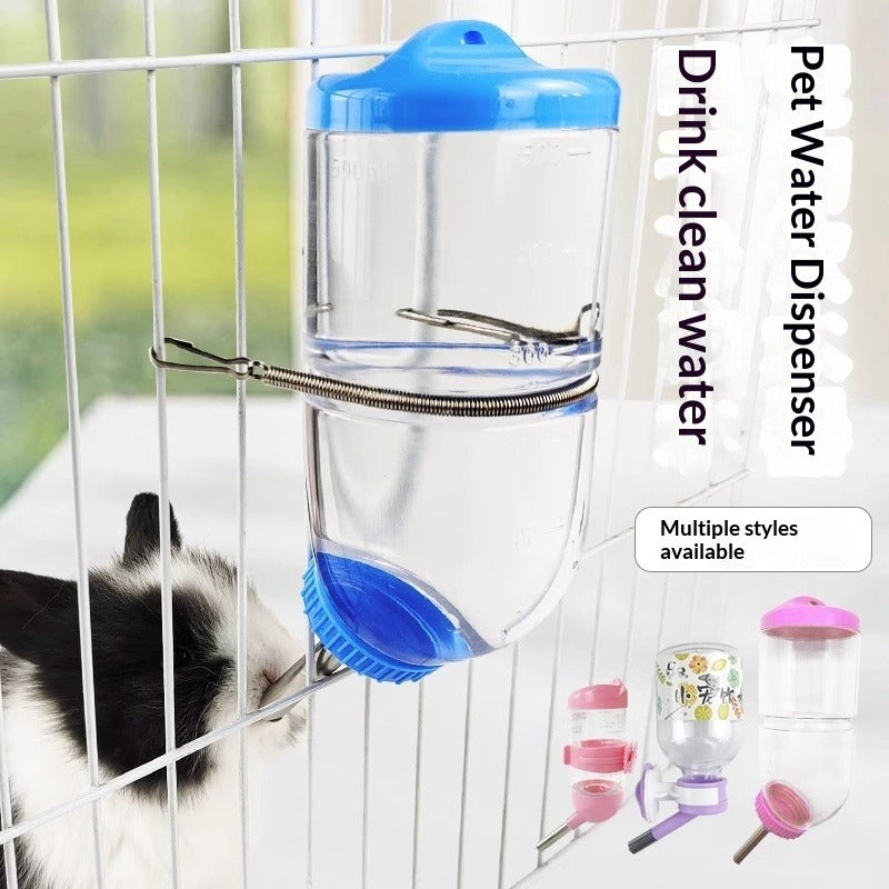 Small pet water fountain pet rabbit chinchilla guinea pig hamster non-leakage silent water kettle large capacity ball water fountain