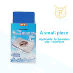 Pet summer cooling aluminum plate, rabbit cooling pad, hamster chinchilla ice mat, heat dissipation plate, summer cooling supplies