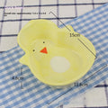 Pet creative carrot food bowl anti-tip rabbit chinchilla neutral ceramic anti-bite cartoon food box