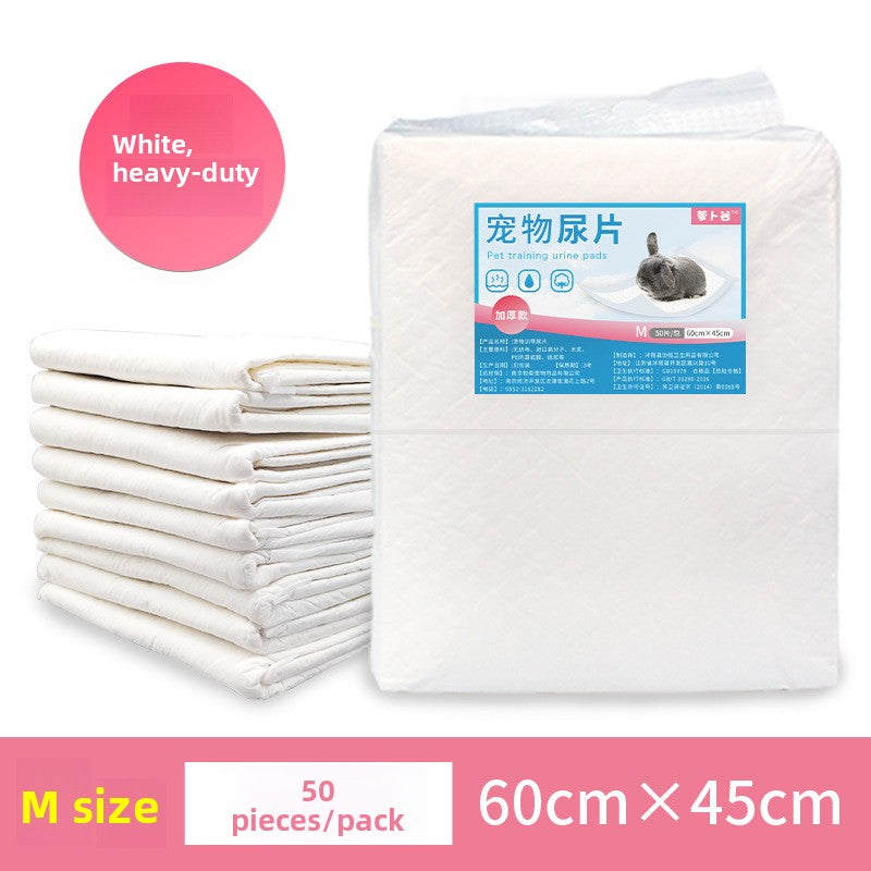 Pet diapers dog pads rabbit thickened absorbent supplies wholesale large chinchilla bamboo charcoal rabbit diapers