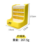 Rabbit grass rack can be fixed and hung for both internal and external use. acrylic transparent grass rack. large capacity. simple grass basket. rabbit supplies