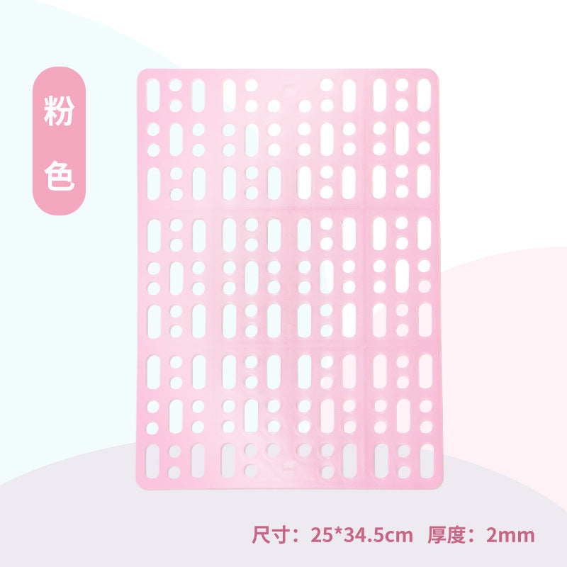Pet rabbit foot pad anti-bite rabbit cage mat rabbit guinea pig chinchilla mesh leaky feces pad plastic mat