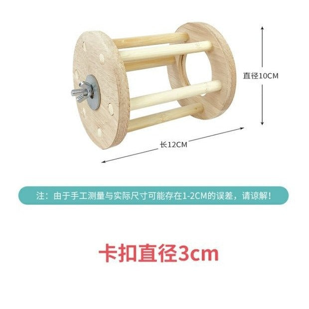 Pet wooden grass frame rabbit food basin food box two-in-one grass frame rabbit rabbit guinea pig chinchilla built-in fixed grass frame
