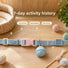 Cross-border pet smart anti-lost device positioning collar with locator adjustable buckle cat dog bell collar