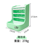 Rabbit grass rack can be fixed and hung for both internal and external use. acrylic transparent grass rack. large capacity. simple grass basket. rabbit supplies