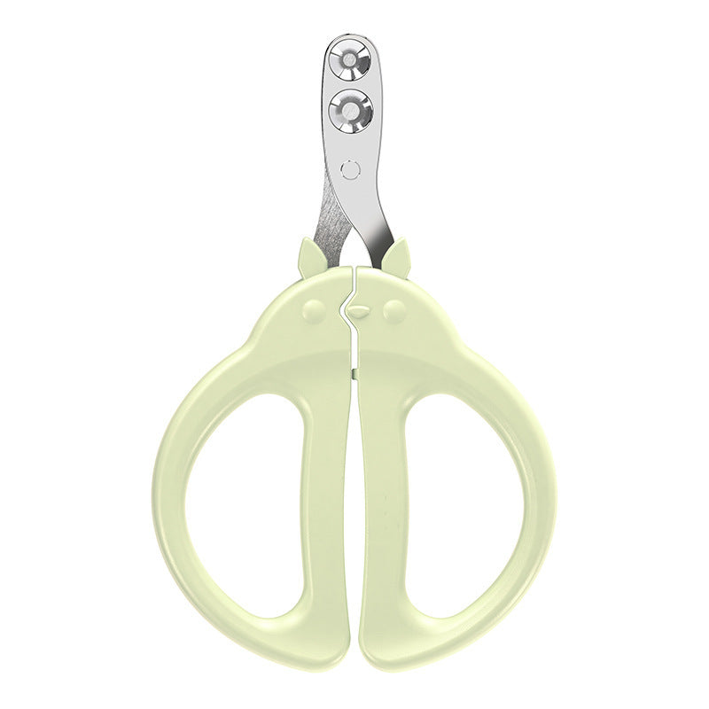 Pet nail clippers - cat & dog nail trimmer with dual-hole anti-bleed design - grooming supplies