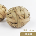 Rabbit teething grass ball straw teething toy woven ball rabbit guinea pig chinchilla chewing boring bunny toy