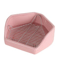 Rabbit toilet overweight anti-turning anti-bite ceramic triangle pentagon toilet chinchilla toilet squirrel large urinal