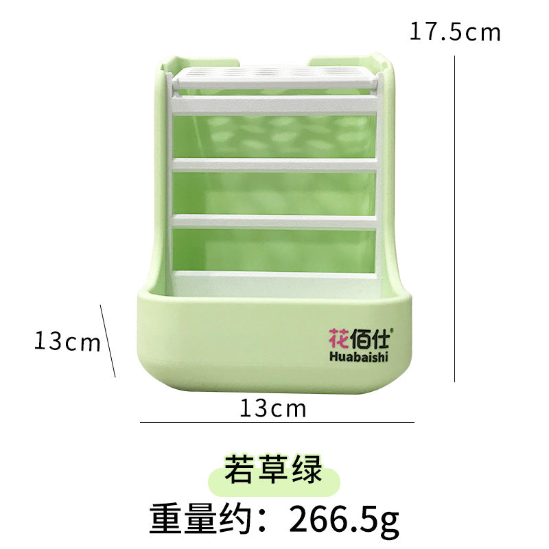 Rabbit grass rack can be fixed and hung for both internal and external use. acrylic transparent grass rack. large capacity. simple grass basket. rabbit supplies