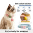 Cross-border pet smart anti-lost device positioning collar with locator adjustable buckle cat dog bell collar