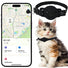 Cat tracking collar - reflective, anti-loss pet tracker - universal ios, android, google find my compatible - waterproof, ce certified