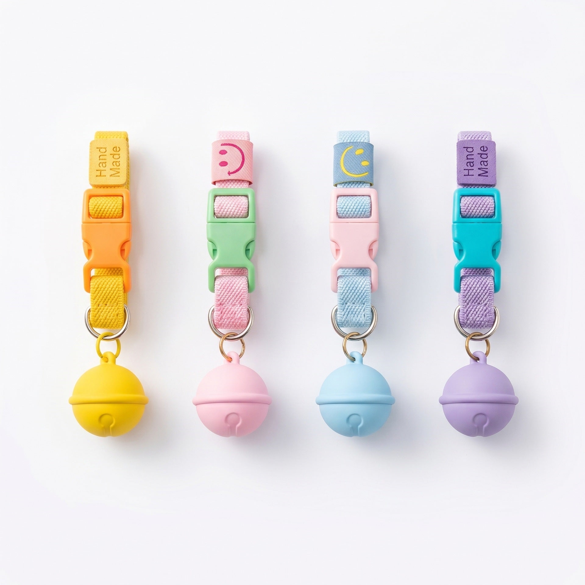 Cross-border pet smart anti-lost device positioning collar with locator adjustable buckle cat dog bell collar