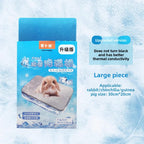 Pet summer cooling aluminum plate, rabbit cooling pad, hamster chinchilla ice mat, heat dissipation plate, summer cooling supplies