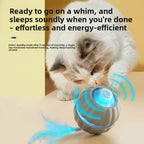 New Arrival Cross-border Automatic Cat Ball Cat Toy Ball Self-pleasure Boredom Interactive Artifact with Fur Pet Supplies