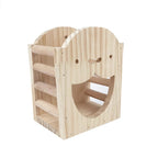 Pet wooden grass frame rabbit food basin food box two-in-one grass frame rabbit rabbit guinea pig chinchilla built-in fixed grass frame