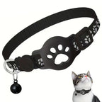 Cat tracking collar - reflective, anti-loss pet tracker - universal ios, android, google find my compatible - waterproof, ce certified