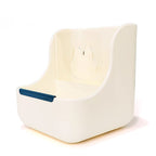 Rabbit 2-in-1 grass rack food bowl anti-rollover chinchilla guinea pig dual-purpose grass bowl feeding box anti-rollover