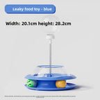 Cat toy petal tumbler teaser wand - interactive fun for kittens & cats - self-play, treat dispensing, and anti-boredom - pet toy