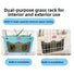 Rabbit grass rack can be fixed and hung for both internal and external use. acrylic transparent grass rack. large capacity. simple grass basket. rabbit supplies