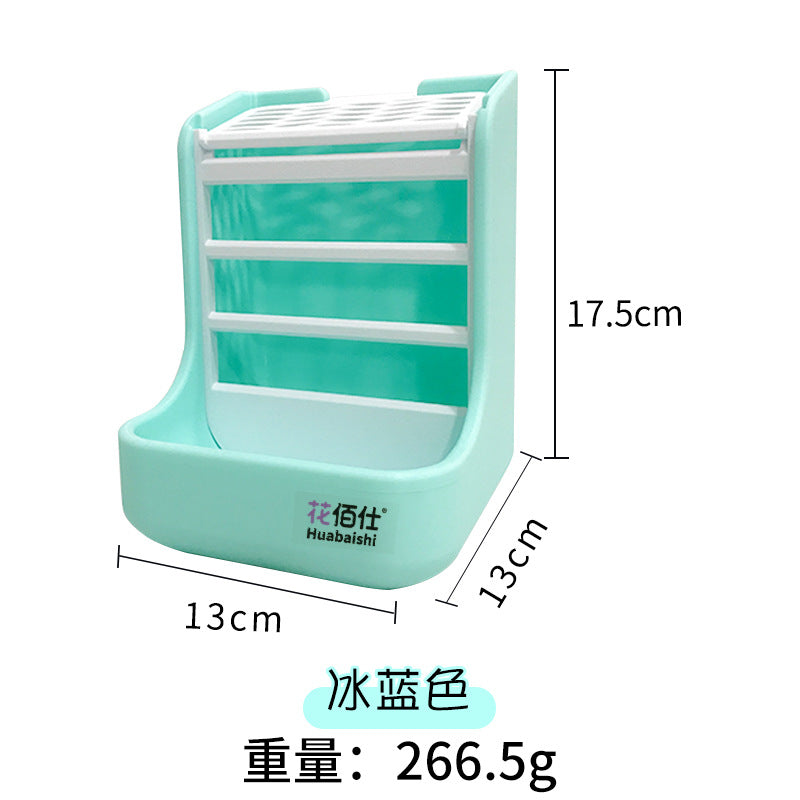 Rabbit grass rack can be fixed and hung for both internal and external use. acrylic transparent grass rack. large capacity. simple grass basket. rabbit supplies