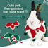 Pet bunny christmas decorative clothes rabbit scarf cat dog bib teddy bichon small dog scarf