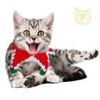 Pet bunny christmas decorative clothes rabbit scarf cat dog bib teddy bichon small dog scarf