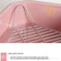 Rabbit toilet overweight anti-turning anti-bite ceramic triangle pentagon toilet chinchilla toilet squirrel large urinal