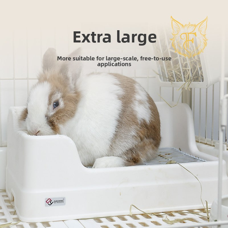 Rabbit toilet dayang large toilet pet rabbit toilet anti-tipping anti-spray toilet rabbit potty 5203