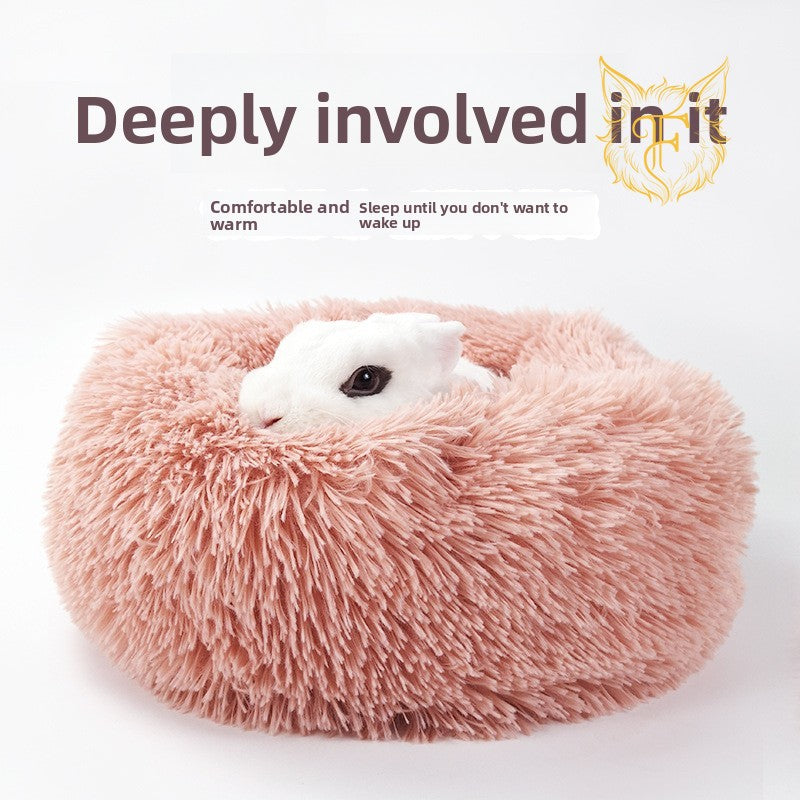 Winter cotton nest for rabbits, chinchillas, guinea pigs, rabbits, cats and dogs, winter cotton nest for rabbits, thickened heattech winter rabbit heattech nest