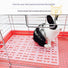 Pet rabbit foot pad anti-bite rabbit cage mat rabbit guinea pig chinchilla mesh leaky feces pad plastic mat