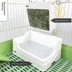 Rabbit toilet dayang large toilet pet rabbit toilet anti-tipping anti-spray toilet rabbit potty 5203