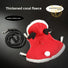 Rabbit clothes leash cute christmas new year outfit pet rabbit warm clothing thickened fleece pet clothes