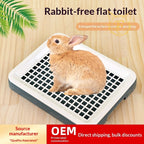Rabbit toilet special urinal, guinea pig drain basket, dwarf rabbit shit basin, chinchilla small pet bedpan, daily necessities